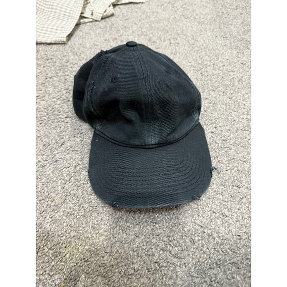 SKIMS black distressed baseball hat - NEW - Picture 1 of 4